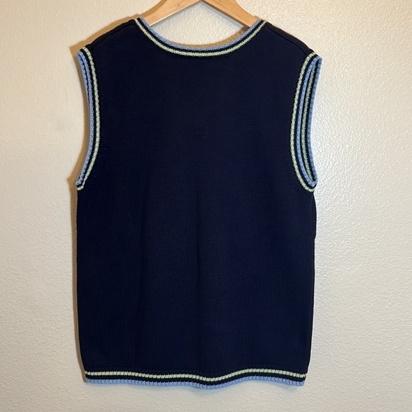 TALBOTS Knit Sweater Vest Boy Size 14 - Picture 7 of 10
